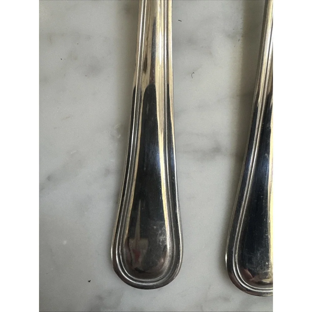 Oneida Hollis Pattern Stainless Steel Silver Dinner Forks 8